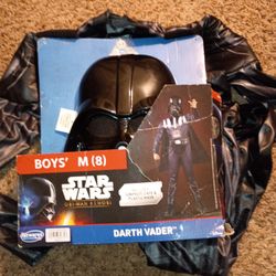 Star Wars Darth Vader Costume Boys Size Medium