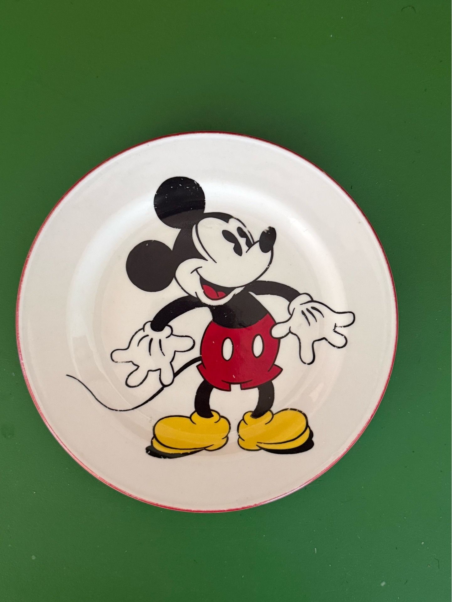 Vintage Disney Mickey & Co Plate Dish Gibson Gabbay Mouse Collectible 7.75”