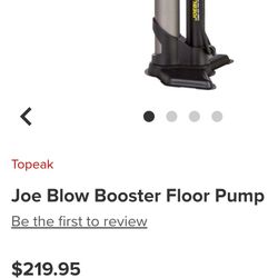Joe Blow Booster Floor Pump