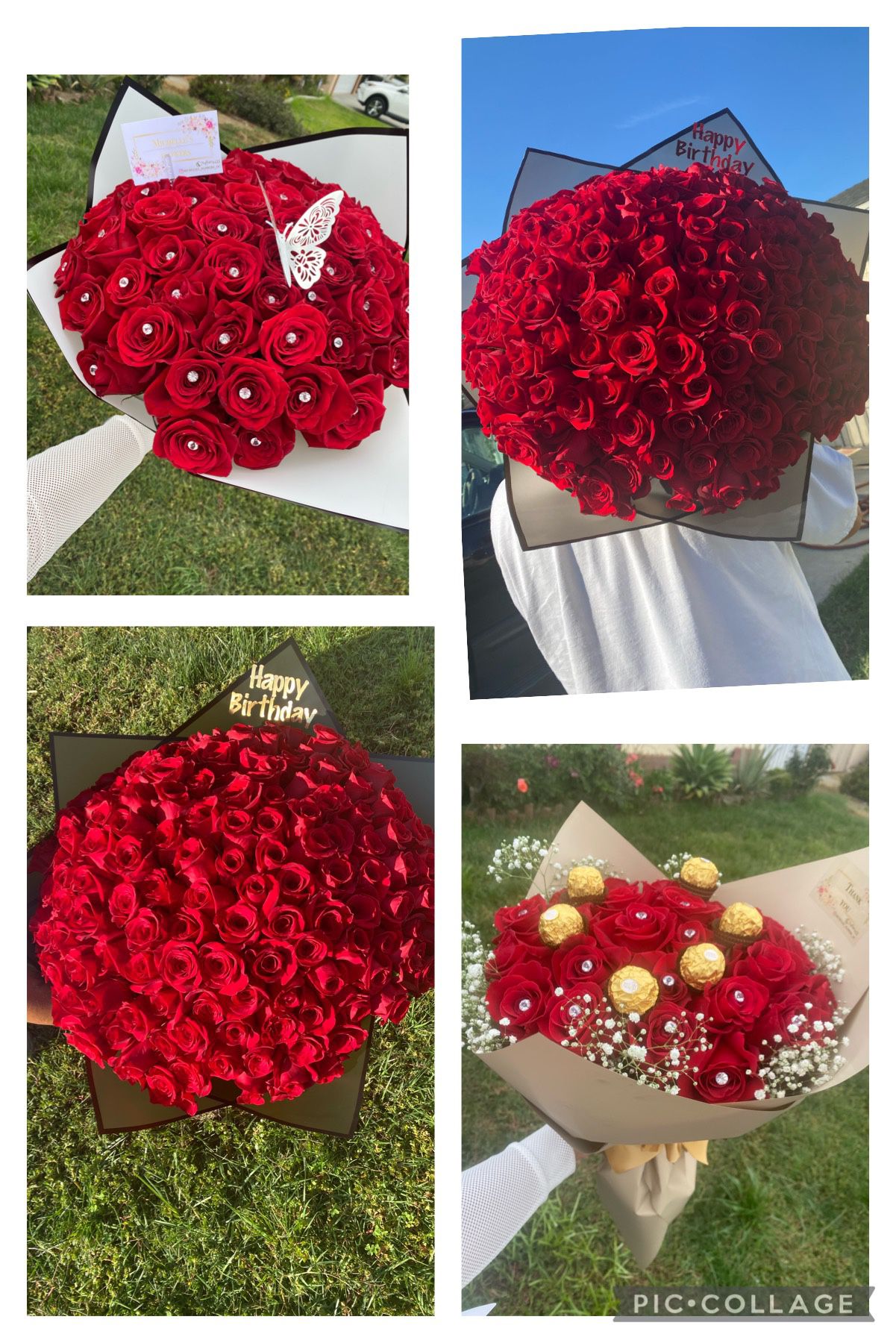 Roses Bouquets Flower arrangement For Any SpecialAny Special Occasion Birthday Anniversary Graduations Showers Wedding Parties Centerpieces 