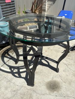 Glass table