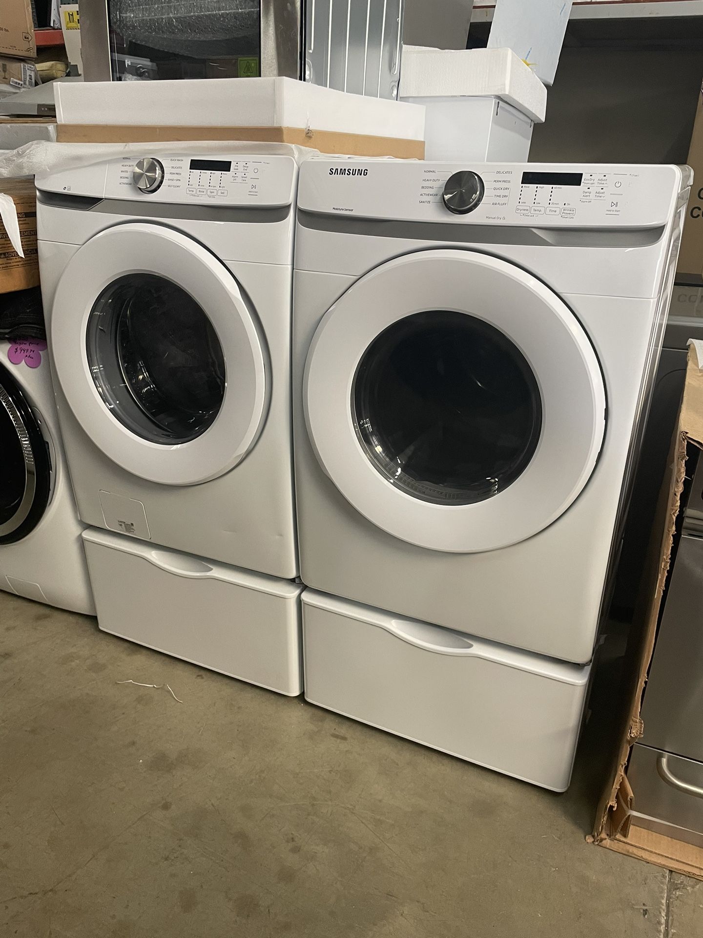 Set Front Load Samsung W 27 gas 