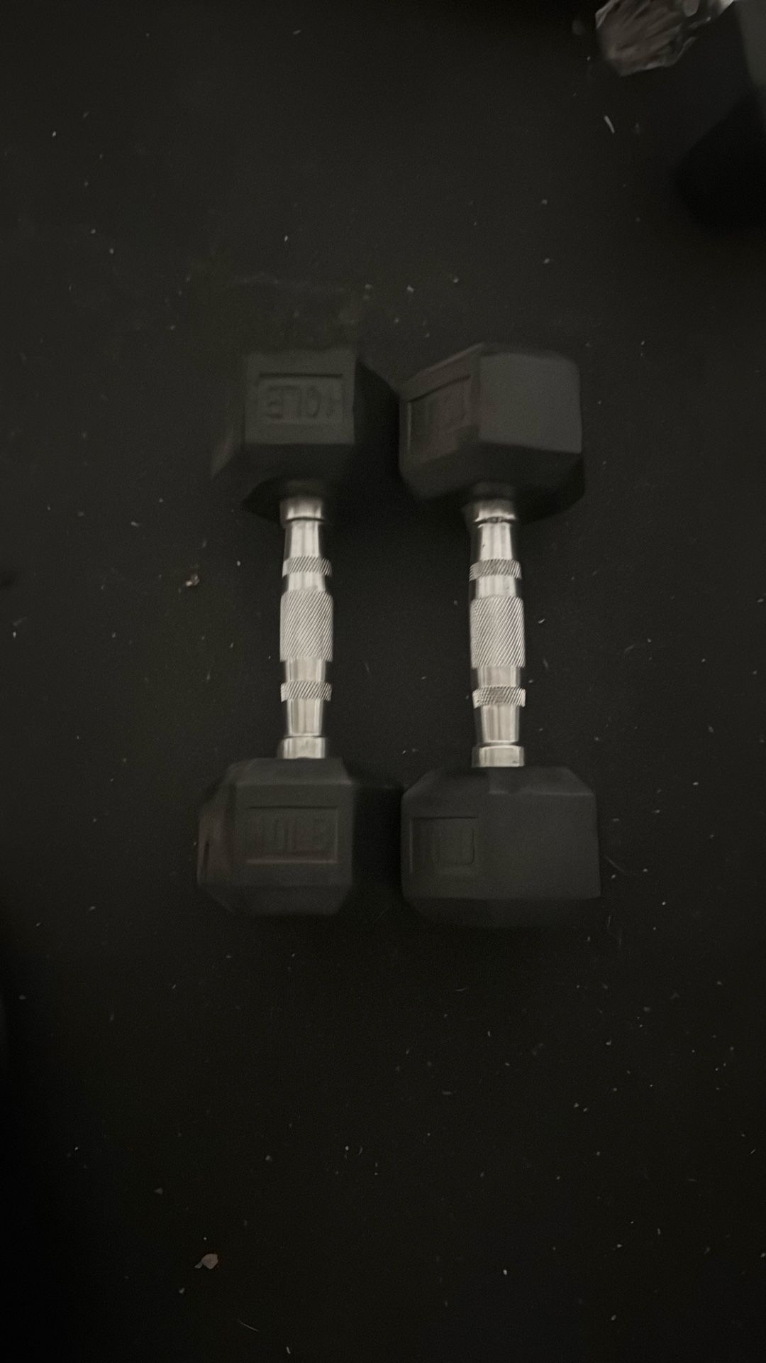 10lb Rubber Dumbbell