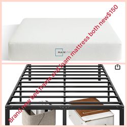 Full Size Bed Frame And Mattress New