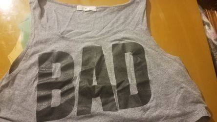 Michael Jackson BAD crop top shirt