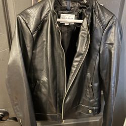 Colehann Black Leather Jacket SizeM