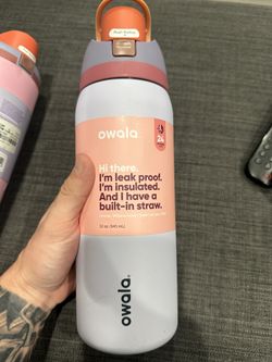 Owala FreeSip 32 oz Insulated Water Bottle with Straw & Push Button Lid – Brand New