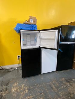 Refrigerator 24” black no credit needed