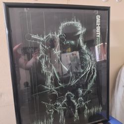 Call Of Duty Modern Warfare Poster ( Rare )
