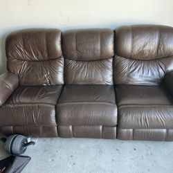 Leather Couch 