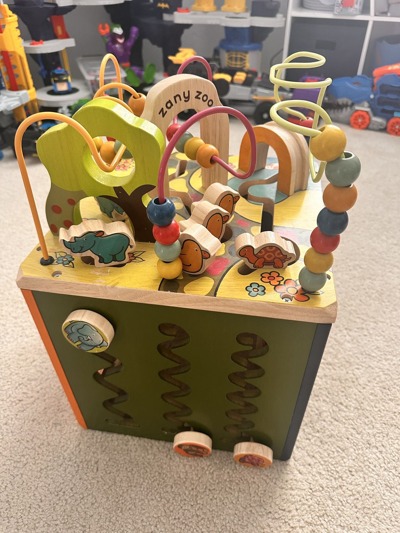 Wooden Activity Cube