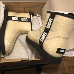 Brand New Ugg Clear Minis….Size 11