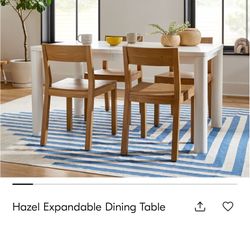 West elm Hazel Dining Table Extendable 60”-84”