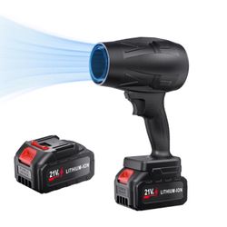 Cordless Leaf Blower 130000 RPM, Lightweight Handheld Turbo Jet Blower  - New