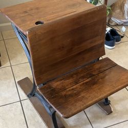 Antique School Desk