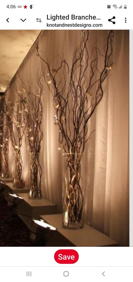 Hurricane Glass Centerpiece