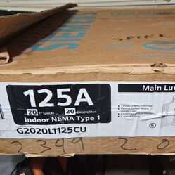 125 Amp  Main Lug Panel