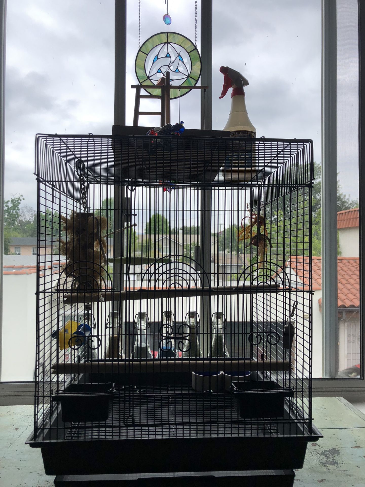 Bird Cage w/ Accessories