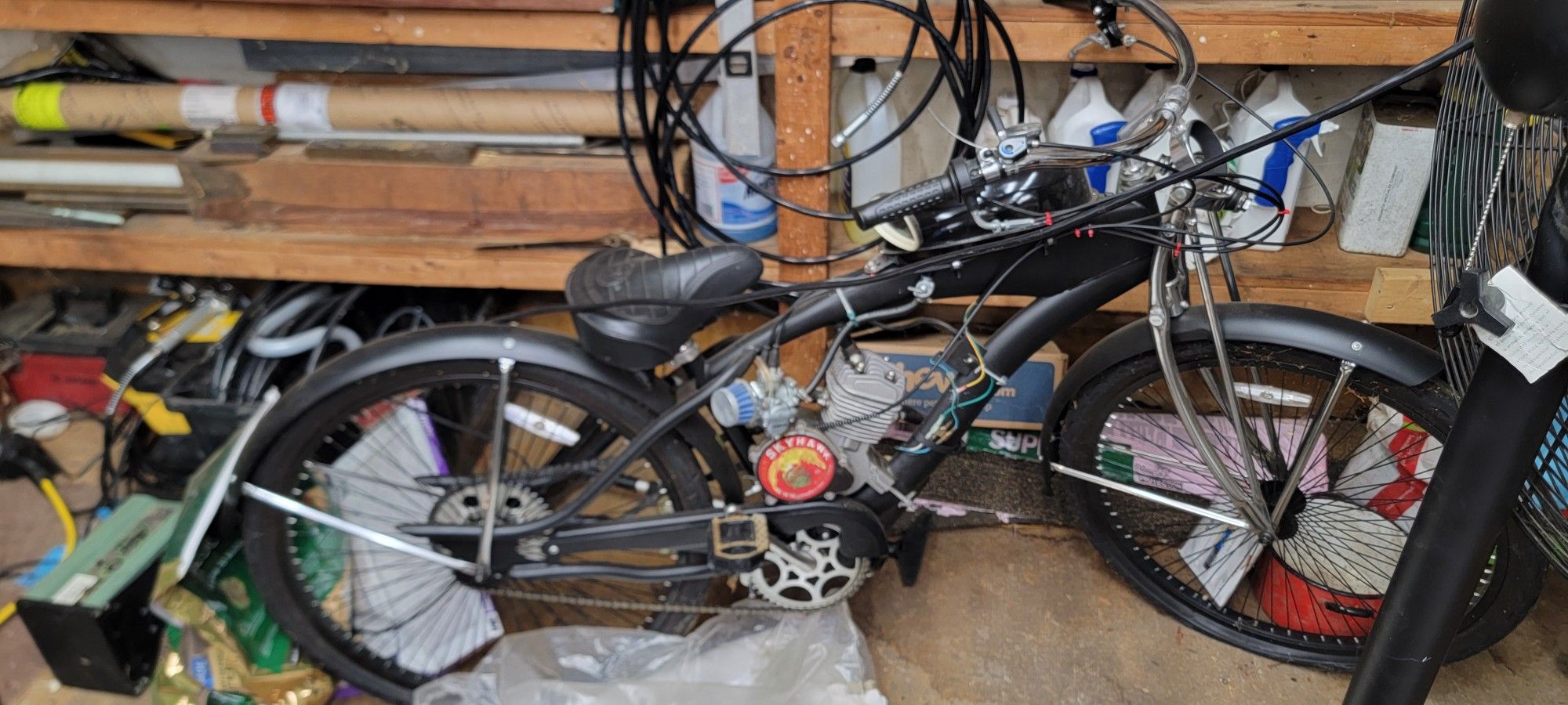 Custom Cruiser Motorized Bicycle