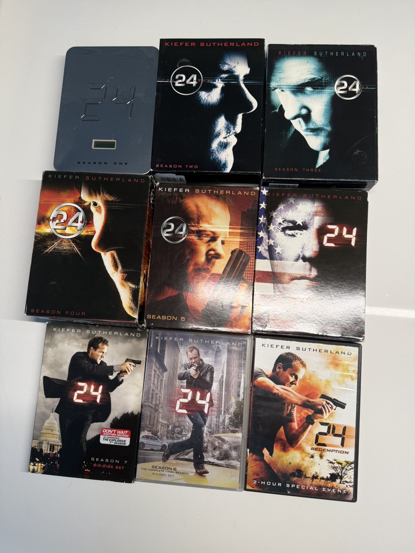 “24” TV Show – Complete DVD Series (All Seasons + Redemption)