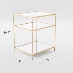 West Elm Terrace Nightstand (2)