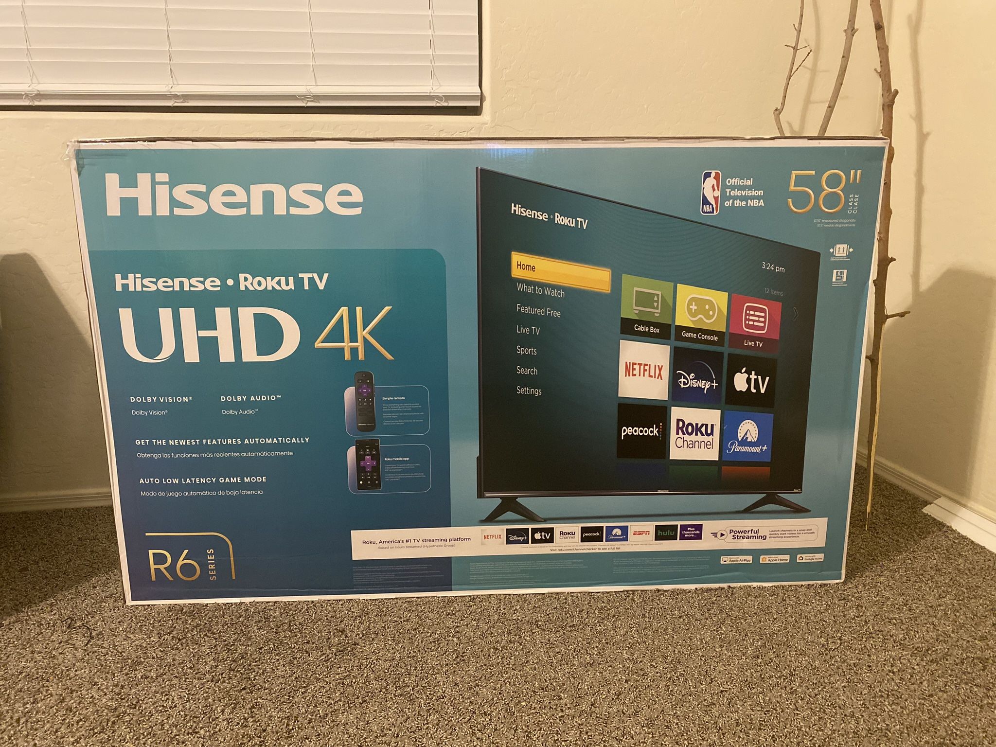 58inch 4K Roku TV