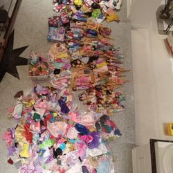 Extensive Large DOLL COLLECTION, Minis, Clothes, Accessories 