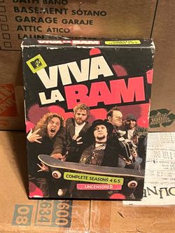 RARE! Viva La Bam Complete Seasons 4 & 5 Uncensored 2006 DVD Set