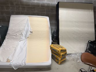 Queen memory Foam Mattress with box spring