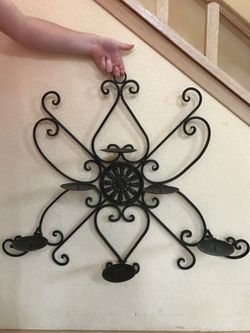 Wall decor/candle holder