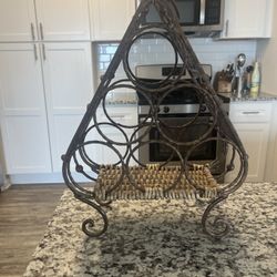 Pyramid Shaped Wine Rack