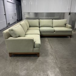 Ethan Allen Sectional Down Featherblend Sofa -Delivery Available