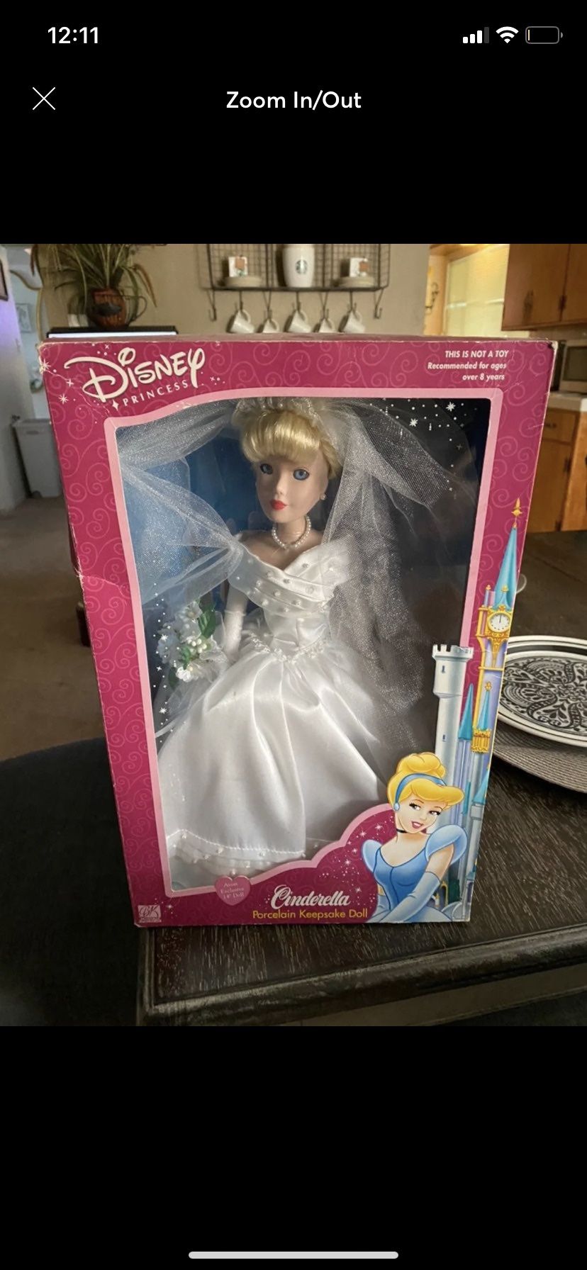 Disney Cinderella Porcelain Doll
