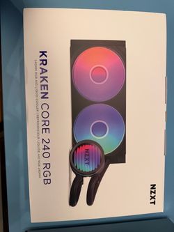 Brand New NZXT Gaming PC Parts Bundle (PSU, Liquid Cooler, RGB Fan)