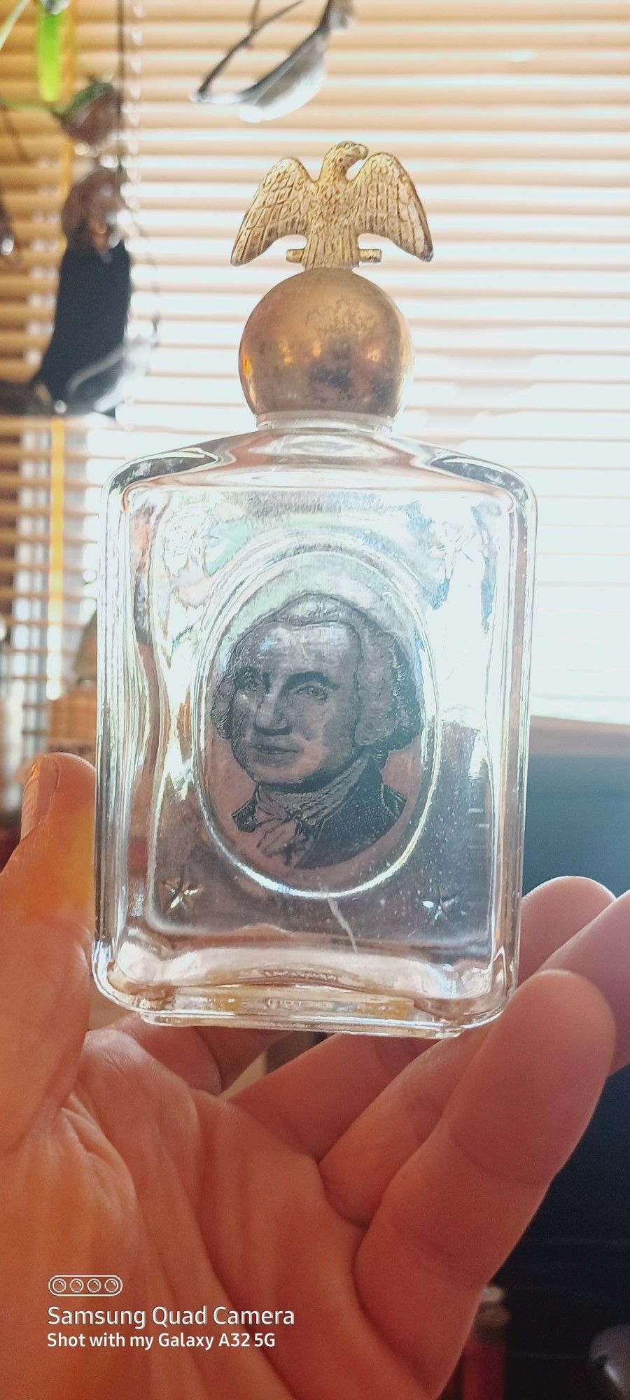 Vintage Avon George Washington Cologne Decanter