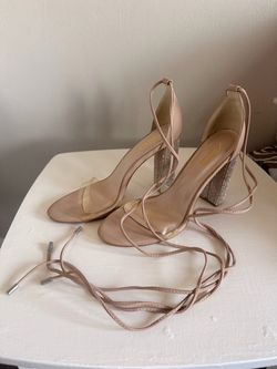 Size 9 Tall Heels with gems