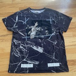 Off White Marble T Shirt Oversized Small 100% Authentic