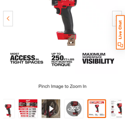 M18 FUEL GEN-3 18V Lithium-Ion Brushless Cordless 3/8 in. Compact Impact Wrench with Friction Ring