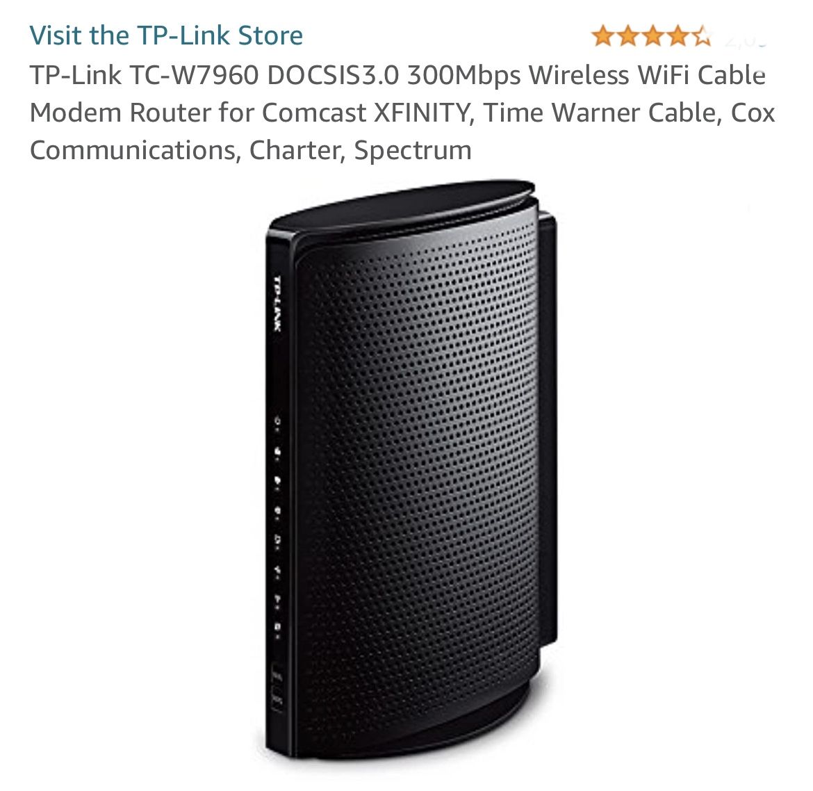 TpLink Wireless modem router