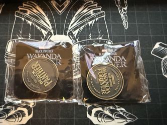 Black panther challenge coins