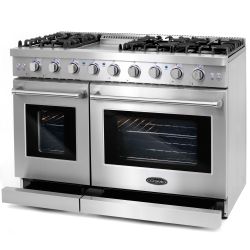 New open Box 48" Professional Style Gas Range