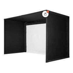 7×10  Golf Simulator Enclosure Kit with  Screen