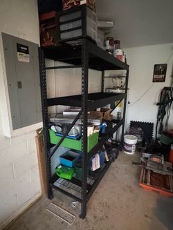 4 Tier Heavy Duty steel shelving