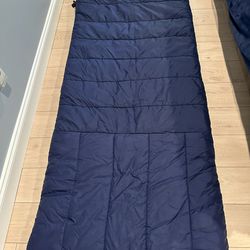 LL Bean Flannel Lined Sleeping Bag