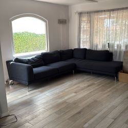 Blue Sectional Couch 