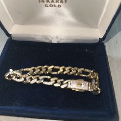 14k Gold And Diamond Royal Monaco Bracelet