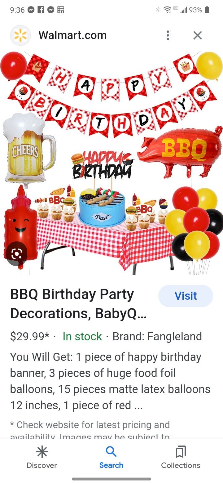 BBQ Birthday Party Decorations