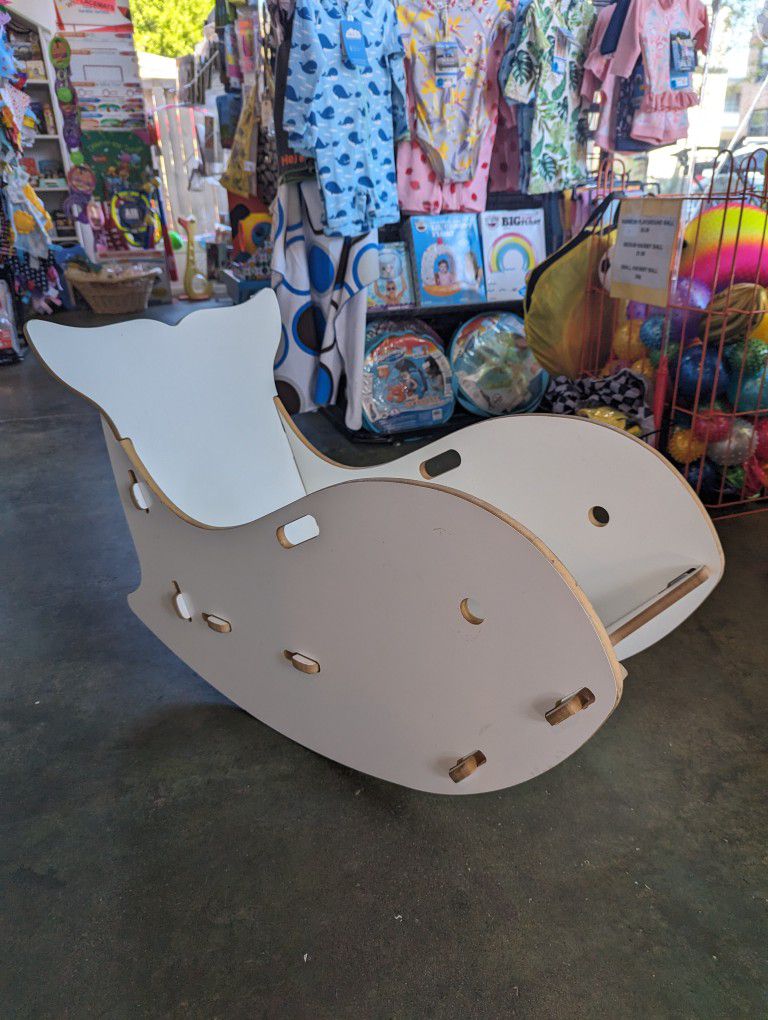 Montessori Style Rocking Whale Seat Toy