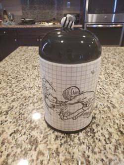 Winnie The Pooh Sketch Series Ceramic Jar