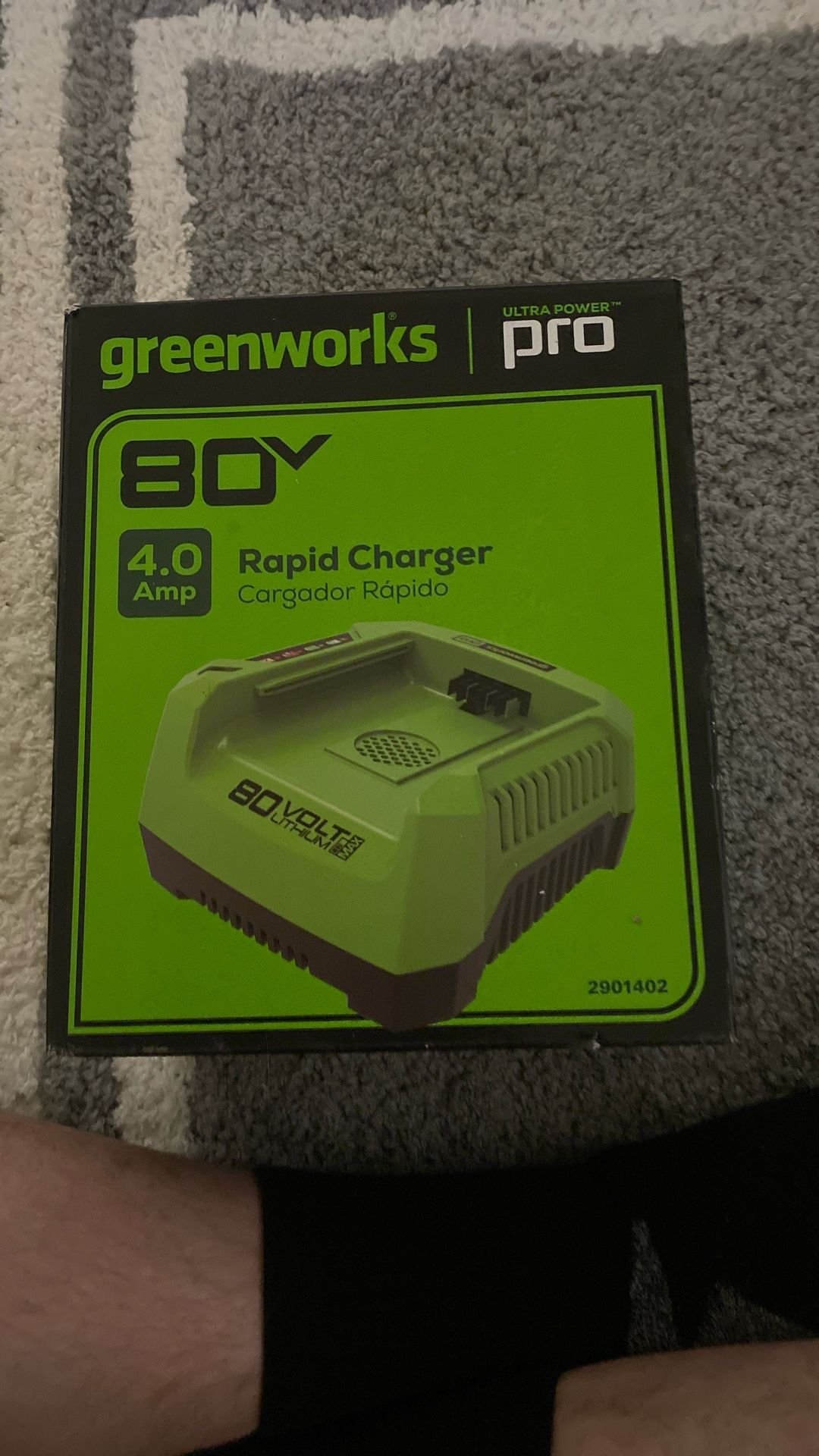 Greenworks Pro 80V Charger, 4.0 Amp